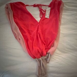 Women's Pink Bodysuit